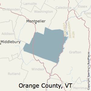 Orange County, Vermont Economy